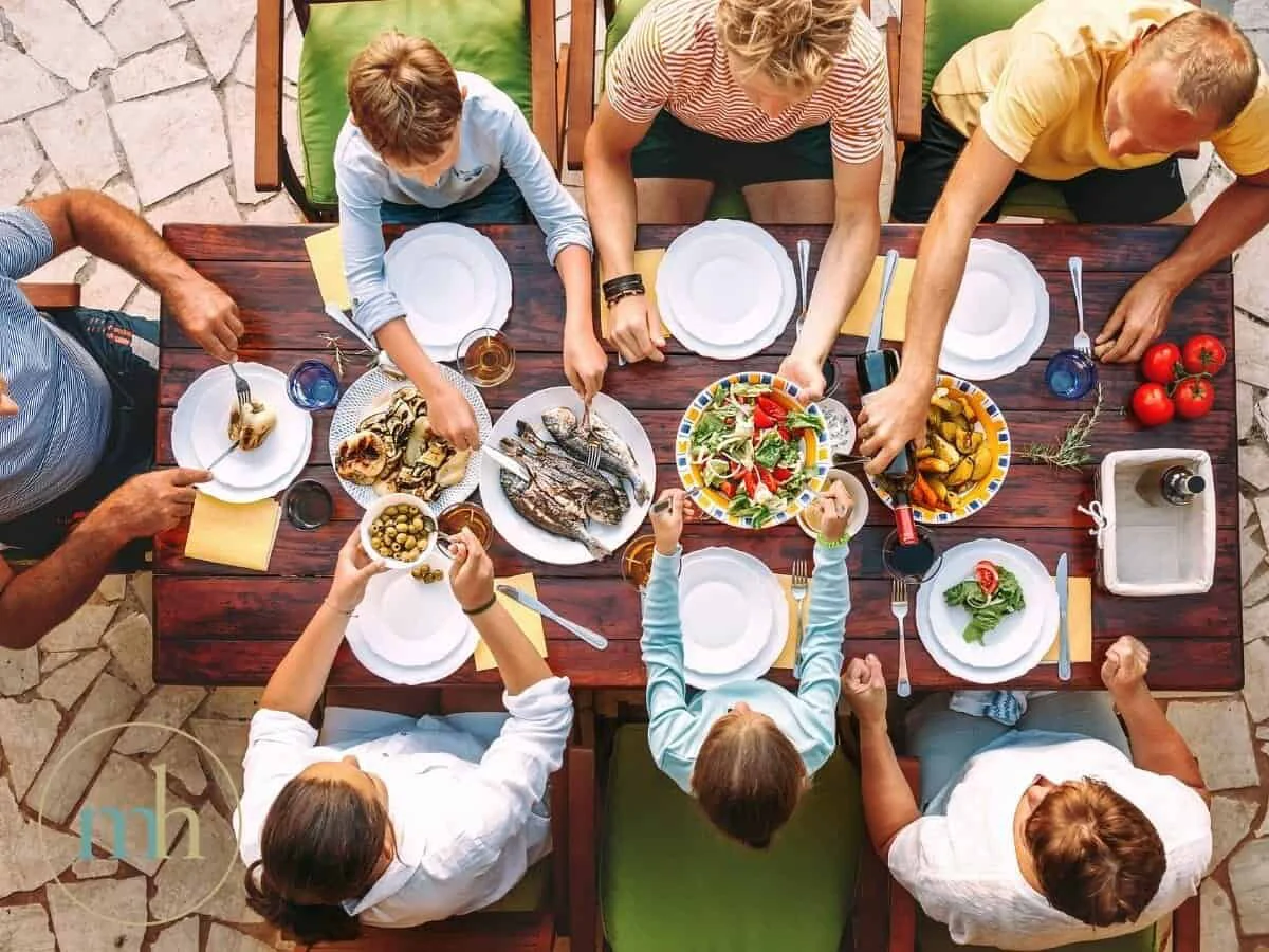 Sharing a nutrient dense meal - community